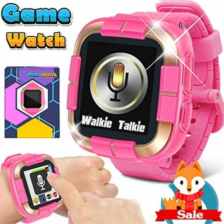 Kids Game Smart Watch Boys Girls, 2019 New Digital Wrist Phone Watch with Camera 2-Way Call Pedometer Fitness Tracker 1.5