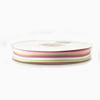 Rainbow Striped Grosgrain Ribbon, 5/8-inch, 25-yard, Azalea/Pink/Green/White