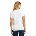 thumbnail image 2 of District Made Ladies Perfect Tri Crew Tee-L (White), 2 of 6