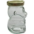 thumbnail image 3 of 1  9 oz Glass Bear Jars with White Lids for , Candies, Piggy Banks, 3 of 7