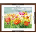 thumbnail image 5 of Art.com Meadow Poppies Art Print by Danhui Nai, Brown Frame Wall Art, 21" x 17", 5 of 5