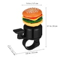 thumbnail image 2 of unbranded Para Con De Hamburguesa Colorida En Metal Resistente Para Manillar, 2 of 8