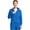 Royal, variant on Scrub Jackets for Woman Cropped Warm Up Jacket with 2 Pockets, Moisture Wicking Fabric & 360° Stretch - MC303, L, Royal