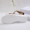 thumbnail image 5 of hopeusnice Women's Sandal Plus Size Available Thick Sole Comfortable Wear Fashionable Design For Various Foot Sizes Khaki 43, 5 of 9