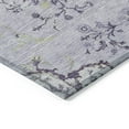 thumbnail image 4 of HomeRoots 605483 9 x 12 ft. Lavender, Purple & Gray Floral Washable Indoor & Outdoor Rectangle Area Rug, 4 of 5