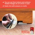 thumbnail image 3 of WOBBLE WEDGES Cuñas de plástico flexibles – Cuñas niveladoras para mejoras en el hogar, niveladores de muebles, mesa e inodoro para nivelación – Cuñas de plástico fabricadas en Estados Unidos para ele, 3 of 5