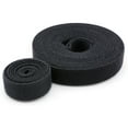 thumbnail image 2 of Secure Cable Ties 1 Inch Continuous Black Hook and Loop Wrap - 25 Yards, 2 of 4