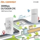 thumbnail image 4 of COMFAST CF-E130N 1KM 300Mbps 2.4Ghz Mini punto de acceso inalámbrico para exteriores Puente WIFI CPE Antena WI-FI de 9dBi Enrutador nanoestación, 4 of 4