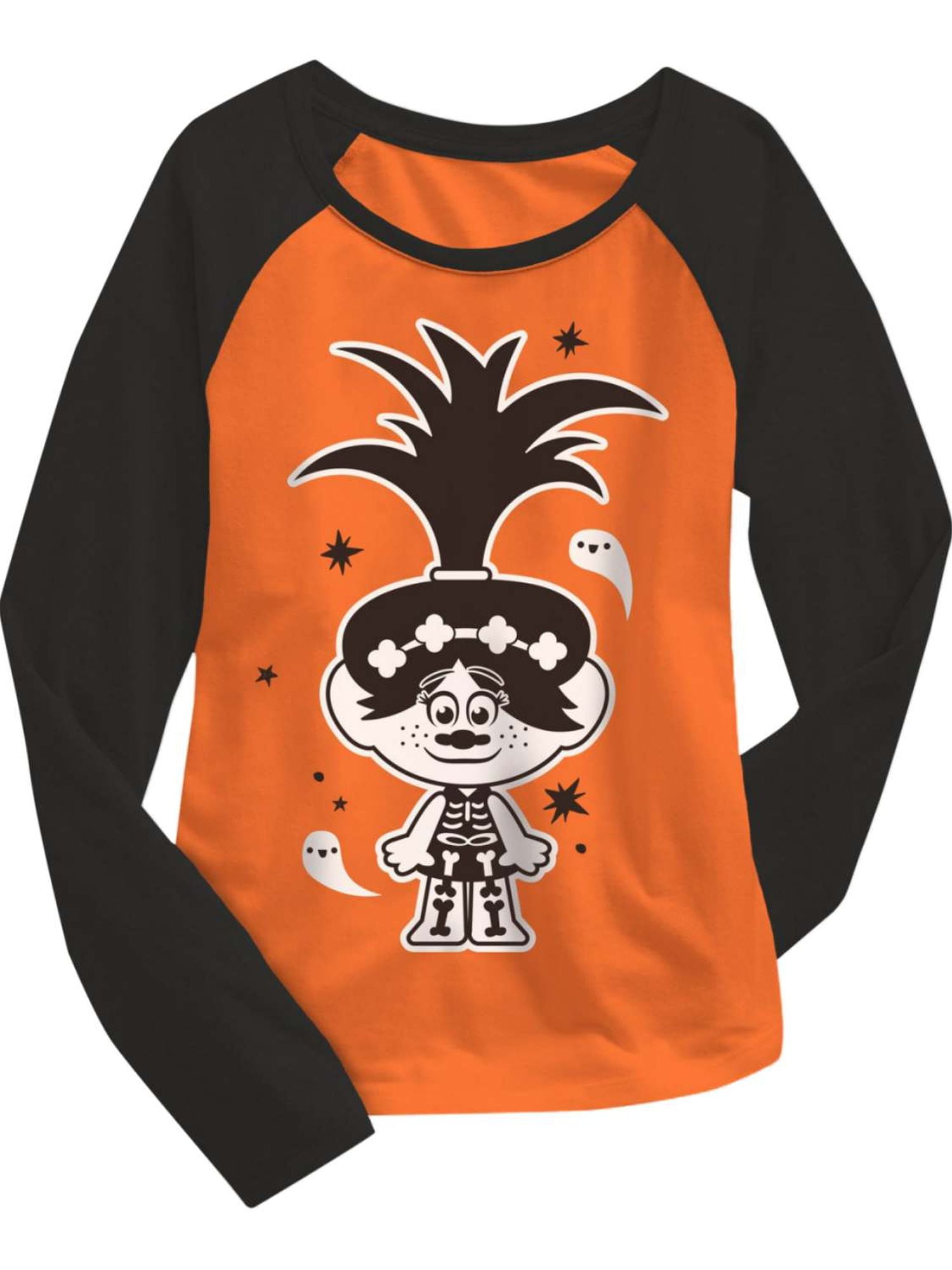 Long Sleeve Ghost Halloween T-Shirt XS 