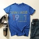 thumbnail image 4 of Camiseta de regalo de cumpleaños número 50 de Pntutb para mujer, camiseta Vintage 1971 con piezas originales, camiseta bonita Pntutb Pntutb-5626, 4 of 5