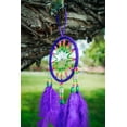 thumbnail image 3 of Large Dream Catcher Natural Feather Multicolored Beaded Dangle Hanging Ornament - Handmade Gifts Boho Home Room Decor Accessories, 3 of 3