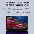 thumbnail image 3 of Laptop Asus ROG Zephyrus Duo GX651AR-SR097W U9 RTX 5070 Ti 64GB 1TB Gris, 3 of 5
