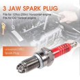 thumbnail image 4 of 10 Pcs 3-electrode Spark Plug D8tc For 125cc 150cc 200cc 250cc Motorcycle Scooter Atv Quads, 4 of 5
