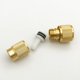 thumbnail image 4 of 2 piezas de conexión de manguera de aleación de aluminio para jardín, accesorios telescópicos, conector rápido para agua de lavado de autos, herramientas de limpieza (dorado), 4 of 5