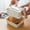 White#2930, variant on Violete Portable Bento Lunch Box, Microwave Plastic Food Container, White and Red, Leak Resistant Hamburger and Cake Packing Box for Picnic, Work or Parties