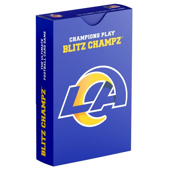 Blitz Champz Los Angeles Rams Card Game, Family Game for Adults & Kids, Easy-To-Learn Party Game