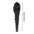 thumbnail image 2 of Zenghuiiii Half And Wig European And Wigs Ponytail Drawstring Ponytail Braids Women's Curly Hair Wavy Long Ponytail Synthetic Ponytail Braids, 2 of 6