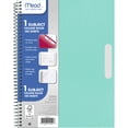 thumbnail image 2 of Mead 1 Subject College Ruled Notebook, 8.5" x 11", Pastel Green, Poly, Spiral, 100 Sheets, 2 of 7