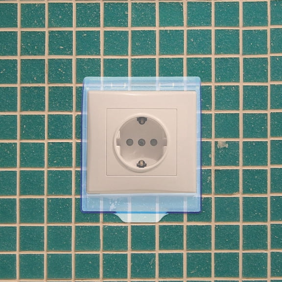 RENACLIPY Outdoor Outlet Box Cover, Plastic Receptacle Protector with Splashproof Design