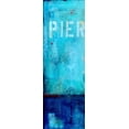 thumbnail image 2 of Ashley, Erin 7x14 White Modern Wood Framed Museum Art Print Titled - Pier 34 I, 2 of 4