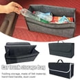 thumbnail image 2 of Car Trunk Organizer, Felt Storage Bag Collapsible Tool Storage Box for Auto Accessories, 2 of 8
