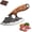 A, variant on Hand Forged Kitchen Knife, Forged Kitchen Knife Set, For Cutting Meat Vegetable, For Kitchen, Camping, Outdoor Cooking (A)