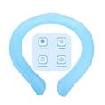 thumbnail image 6 of YAHHU Neck Cooling Tube Wearable Cooler Wrap Reusable Ice Ring for Summer Heat Relief Outdoor Sports Fever Hot Flashes Long Lasting Safe Fit Blue 10.23 Inches / 26 cm, 6 of 9