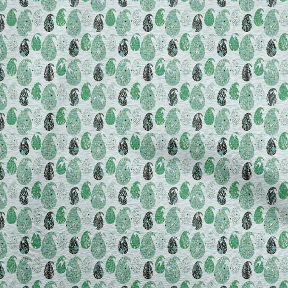 oneOone Cotton Poplin Green Fabric Block Quilting Supplies Print Sewing Fabric By The Yard 42 Inch Wide-LO