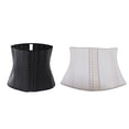 thumbnail image 4 of Minnieouse Entrenador de cintura deshuesado de acero, faja recortadora, accesorios de gimnasio de látex, atuendo de Fitness para Yoga, Ropa interior Blanco/M, 4 of 6