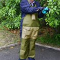 thumbnail image 5 of Delantal de mantenimiento de jardín impermeable de tela Oxford, protector de delantal multibolsillo con hebilla de correa ajustable Feliz Sencillez, 5 of 5