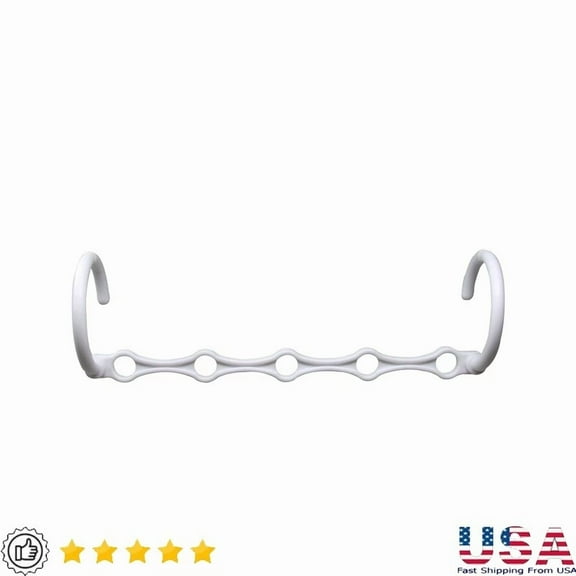 Cascading Plastic Clothing Hangers 10 Pack Space Saving Closet Organizers New