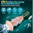 thumbnail image 4 of Blissmakers Upgraded Automatic Moaning Sucking Male Masturbator App ControlMale Masturbators Cup with 9 Suction & 9 Squeeze & 9 Vibration Modes 3D Sleeve MasturbatorAdult Sex Toys for Men, 4 of 9