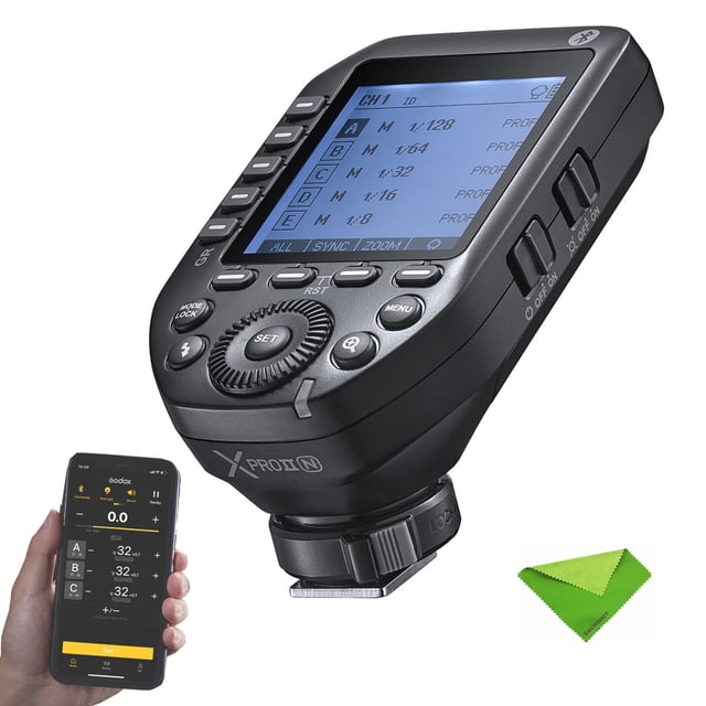 Disparador de flash Godox XproII-n para cámaras Nikon