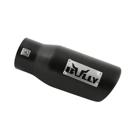 Pilot Truck Muffler Tip Matte Black Round Slant Fits 1.75In.- 2.5In. Long 10In. 1 each sold by each