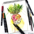 thumbnail image 4 of Marcador Tombow ABT 555 Doble Punta Pincel Ultramarino, 4 of 5