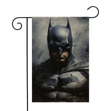 Batman Garden Flag 12×18 Inch Double Sided for Outdoor Halloween Fall Holiday Outdoor Decoration Seasonal Yard Flag