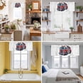 thumbnail image 5 of Fire Trucks Valance Curtain Cartoons Vehicles Modern Red Car Window Valances Rod Pocket Short Curtains Window Treatments for Kitchen Bedroom Bathroom Laundry 42" x 18", 5 of 9