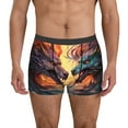 thumbnail image 1 of Balery Colorful Wave Dragon Head Calzoncillos bóxer para hombre, ropa interior de algodón suave y transpirable con cinturilla de nailon-X-Large, 1 of 5