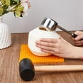 thumbnail image 3 of Juego de herramientas para abrir cocos: raspador de coco, kit para abrir nueces de acero inoxidable, perforador para cocos, martillo de goma con almohadillas de silicona., 3 of 7