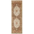 thumbnail image 5 of Hauteloom Kingswood Wool Living Room, Bedroom Area Rug - Traditional - Dark Brown, Rust, Beige - 8' Round, 5 of 6