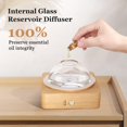 thumbnail image 2 of Aceite esencial Aroma Diffuser Lecdura Glass, 200 ml, con base de madera, 2 of 7