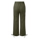 thumbnail image 5 of Pantalones cargo de cintura alta para mujer: pantalones anchos con 6 bolsillos, material de spandex, tallas XS-XXL, 5 of 5