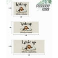 thumbnail image 6 of Cartoon Groundhog Garage Door Banner Covers, Wake Up Spring Is Coming Linen Texture Large Hanging Indoor/Outdoor Backdrop Background for Christmas Winter Party Decor, 6.9x8 FT, 6 of 9