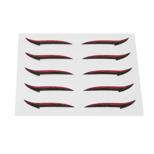 Eyeliner Stickers, Eyeliner Strip Sticker Autoadhesivo Impermeable Colorido Reutilizable Para Halloween Para Fiestas ANGGREK Otros