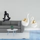 thumbnail image 2 of Escultura De Cisne Abstracta Moderna, Figura Coleccionable, Adorno De Escritorio, Artesanía, Decoración Para Parejas, Decoración De Mesa, Estatua Para Sala De Estar, Estantería, Decoración, 2 of 8