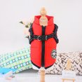 thumbnail image 2 of Topcobe Waterproof Warm Dog Zip up Coats for Indoor Outdoor, Pet Winter Protection Jacket with D-ring, Warm & Soft Vest Pullover Clothes for Small/ Large Dogs, S-4XL Red, 2 of 12