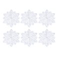 thumbnail image 2 of 6 piezas antideslizante Wandteppich de de nieve antideslizante decoración para hogar centro de Wandteppichs Wandteppichs de para comedor al pta perfecl Placemats para cenar, 2 of 8