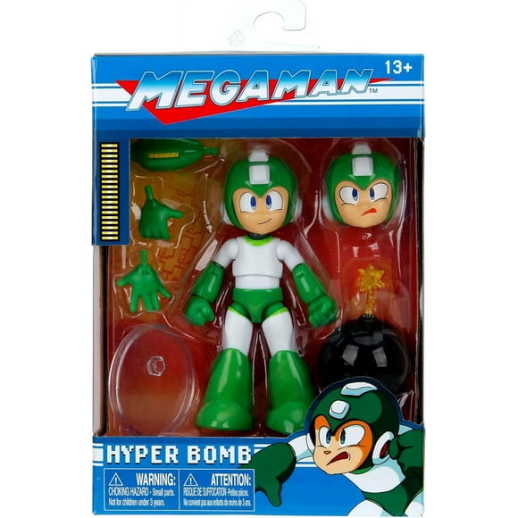 Megaman 4 Inch Action Figure 1/12 Scale Wave 2 - Mega Man Hyper Bomb
