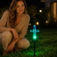 thumbnail image 6 of Solar Cross Garden Stake Color Changing LED Pathway Light Durable Weatherproof for Year‑Round Outdoor Use – No Wiring Needed, 6 of 7