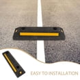 thumbnail image 3 of DECORNIJIA Parking Wheel Stopper Rectangular Shape User-Friendly Design for Garages 1Set, 3 of 6
